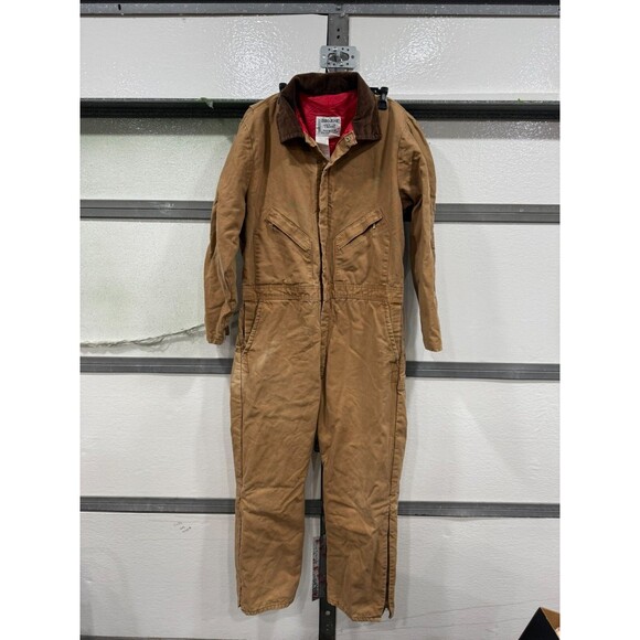 Vintage Walls Zero-Zone Insulated Coveralls Brown Mens Size XL 46-48 EUC Nice! - Picture 1 of 11